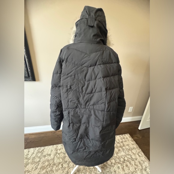 Columbia Charcoal Hooded Puffer Jacket Omni Heat 3X. EUC - Picture 3 of 12